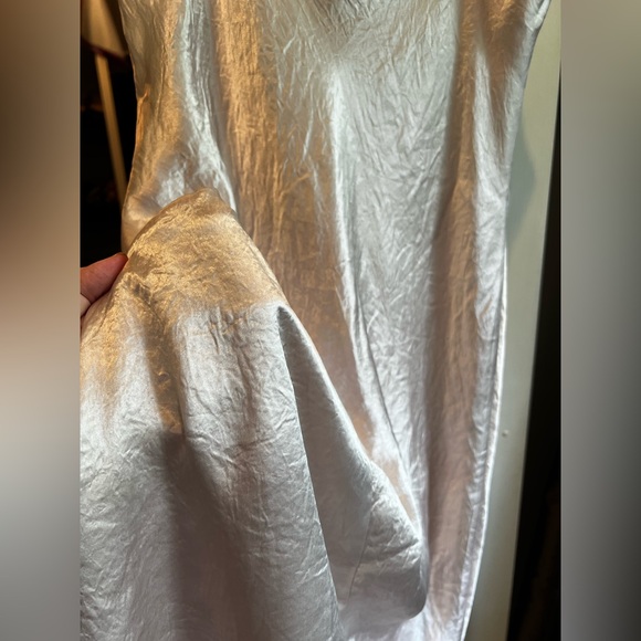 Aritzia Babaton Model Satin Pink Satin Slip Dress - Picture 12 of 14